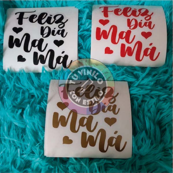 Sticker con diseño floral para regalar el Día de la Madre